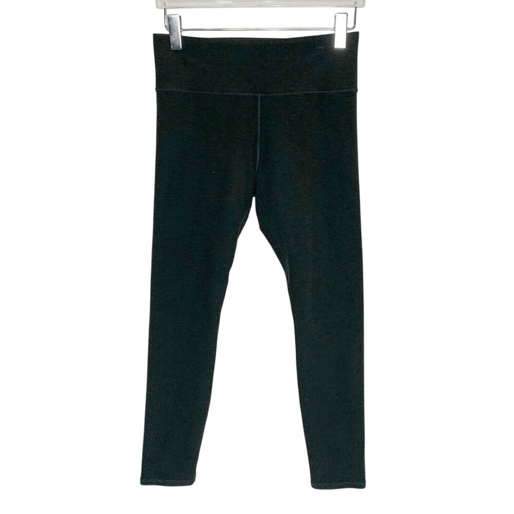 Vuori Clean Elevation Leggings L Washed Black Gym Workout Active Lounge